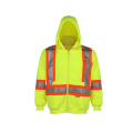 100% Polyester Reflective Safety Hooded Sweatshirt